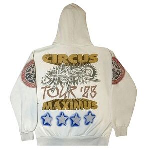 Travis Scott Utopia Circus Maximus Tour '23 Hoodie - Cream/White